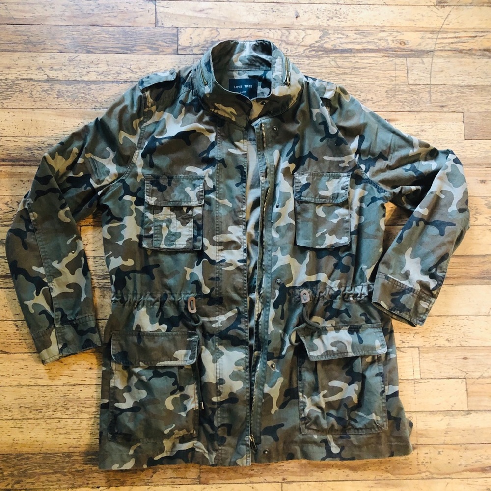 Vintage style camo jacket